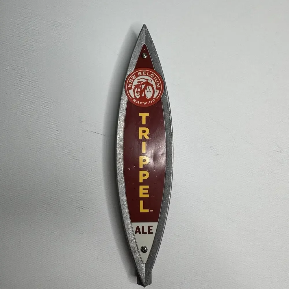 New Belgium Trippel Ale Beer Tap Handle Brewery Bar Pub Draft Tap Marker